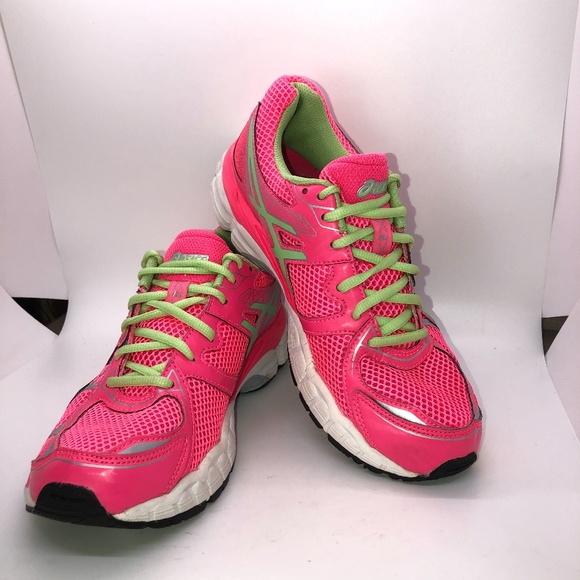 Asics Gel-Nimbus 16 Neon Pink Running Sneakers 6.5 - Picture 9 of 16
